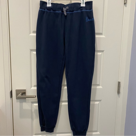 2/$25 NWOT Bench Blue Sweatpants Joggers with Fleece and Sherpa Girls 13/14 - Picture 1 of 5
